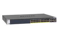 NETGEAR ProSAFE Managed Switch - GSM4328PA - Stackable platform met 24 PoE+ poorten + 2 x SFP+ en 2 x 10GBASE-T poorten (550W PSU) - thumbnail