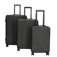 Louisville 3-delige Kofferset Black