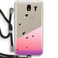 Fly away: Samsung Galaxy J7 (2017) Transparant Hoesje met koord