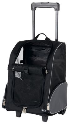 Trixie reismand trolley zwart / grijs
