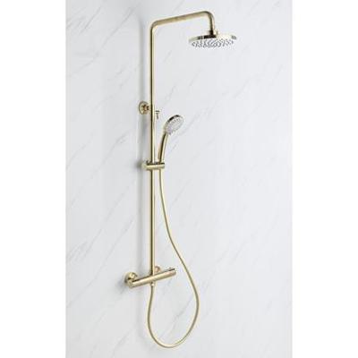 Doucheset Fox Opbouw Rond Geborsteld Goud