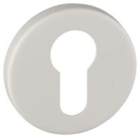 PC rozet ø50x7mm paar zonder nokken wit