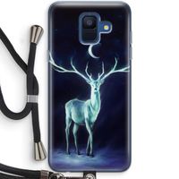 Nightbringer: Samsung Galaxy A6 (2018) Transparant Hoesje met koord