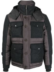 Canali doudoune à capuche - Gris