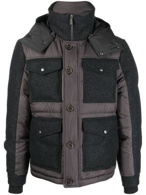 Canali doudoune à capuche - Gris