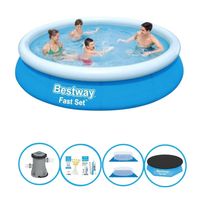 Bestway Zwembad Fast Set - Inclusief accessoires - 366x76 cm - thumbnail