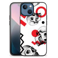 Telefoonhoesje Apple iPhone 13 mini Skull Red