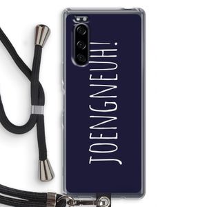 Joengneuh!: Sony Xperia 5 Transparant Hoesje met koord