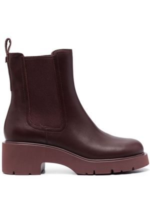 Camper bottines Milah à empiècements élastiqués - Rouge