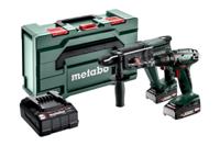 Metabo Combo set 2.3.2 | Accu-machines set | 18V | BS 18 | KH 18 LTX 24 | metabox 165L 685216500