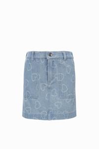 LOOXS Little Zomer jeans rok meisjes - Bleach blauw