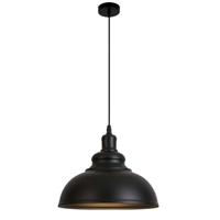 Homestyle Pro MK104-BB Industriële Hanglamp 40x30 cm Zwart/Goud/Metaal - thumbnail