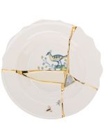 Seletti assiette à dessert Kintsugi - Blanc - thumbnail