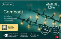 Led compact 7.5 meter 350 LED groen/soft gold Lumineo - Lumineo