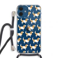 Doggy: iPhone 12 mini Transparant Hoesje met koord