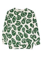 Molo sweat en coton biologique à slogan imprimé - Vert