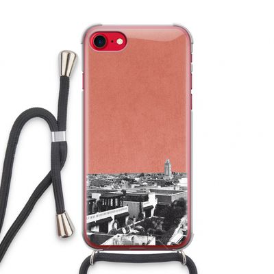 Marrakech Skyline : iPhone SE 2020 Transparant Hoesje met koord
