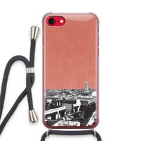 Marrakech Skyline : iPhone SE 2020 Transparant Hoesje met koord