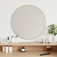 VidaXL Wandspiegel rond ø50 cm zilverkleurig