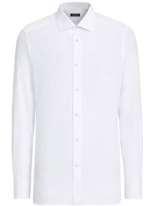 Zegna chemise à coupe cintrée - Blanc