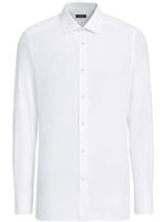 Zegna chemise à coupe cintrée - Blanc - thumbnail