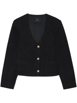 ANINE BING cardigan Anitta en maille - Noir