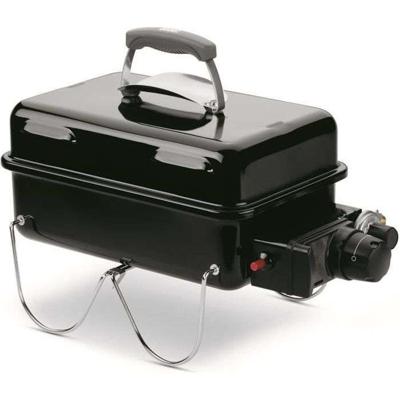 WEBER Go-Anywhere Gasgrill - Geëmailleerd staal - Zwart