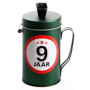 9 jaar geworden spaarpot