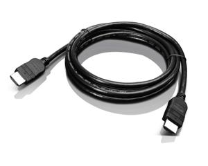 Lenovo 0B47070 HDMI-kabel HDMI Aansluitkabel HDMI-A-stekker, HDMI-A-stekker 2.00 m Zwart 4K UHD