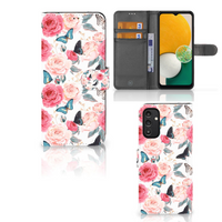 Samsung Galaxy A14 5G Hoesje Butterfly Roses