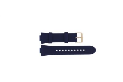 Horlogeband Guess W0149L5 Silicoon Blauw 11mm