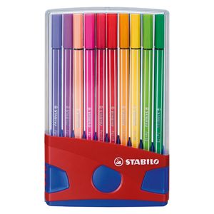 Stabilo pen 68 colorparade rood, 20st.