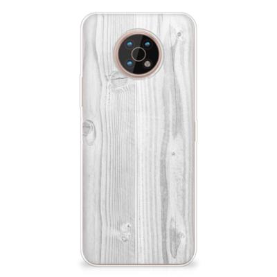 Nokia G50 | Bumper Hoesje | White Wood