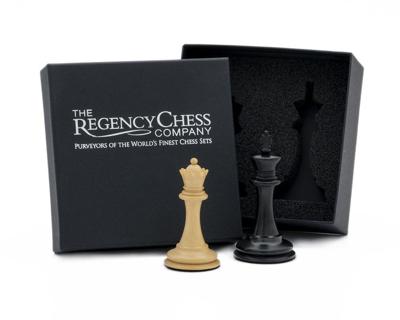 Koning en Koningin Geschenkset 9 cm Geëboniseerd