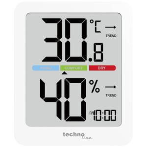 Techno Line Technoline Thermo- en hygrometer Wit