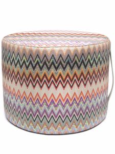 Missoni Home tabouret à motif zigzag - Tons neutres