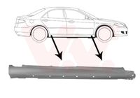 Plaat instaprand VAN WEZEL, Inbouwplaats: rechts: , u.a. fÃ¼r Mazda - thumbnail