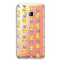 Ananas: HTC U Play Transparant Hoesje