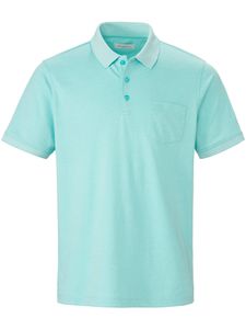Poloshirt met korte mouwen en borstzak Van Bugatti turquoise
