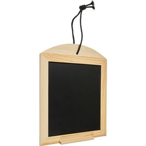 Houten krijtbordje/schrijfbordje incl. krijt 34 cm