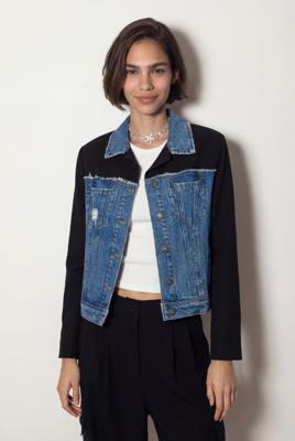 Hybride truckerjack - BLUE - XL