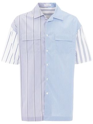 JW Anderson chemise à rayures - Bleu