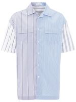 JW Anderson chemise à rayures - Bleu