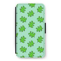 Groene blaadjes: iPhone 12 mini Flip Hoesje