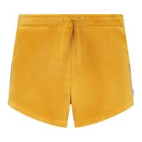 MAYCE zomer short meisjes - oker geel - velvet - thumbnail