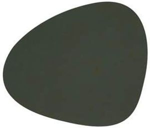 LIND DNA - Dinner Mat Curve - Placemat 37x44cm Nupo Dark Green