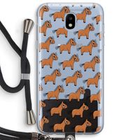 Pony: Samsung Galaxy J5 (2017) Transparant Hoesje met koord