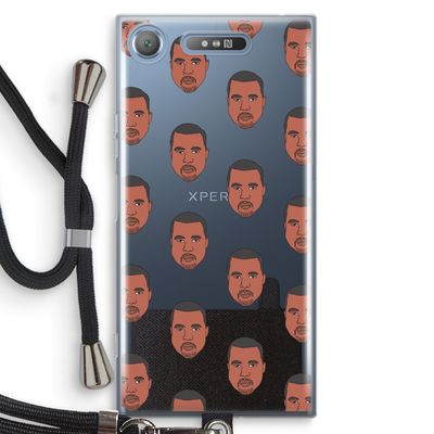 Kanye Call Me?: Sony Xperia XZ1 Transparant Hoesje met koord