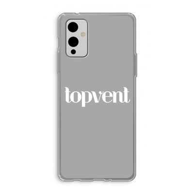 Topvent Grijs Wit: OnePlus 9 Transparant Hoesje
