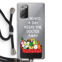 Bento a day: Samsung Galaxy Note 20 / Note 20 5G Transparant Hoesje met koord